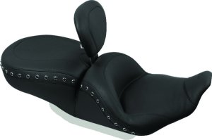 Kawasaki Vulcan S Solo Seat - Mustang Motorcycle - Diamond Stitch - Black - `15-`23 Kawasaki Vulcan S Solo Seat - Mustang Motorcycle - Diamond Stitch - Black - `15-`23